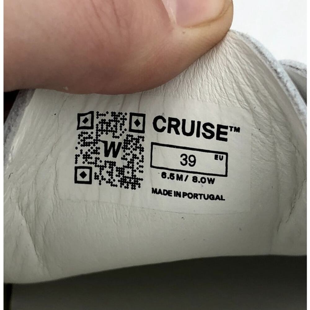 Wolf & Shepherd Cruise Ace Slip On Casual Sneakers Womens 8 White Leather NIB - Picture 11 of 11